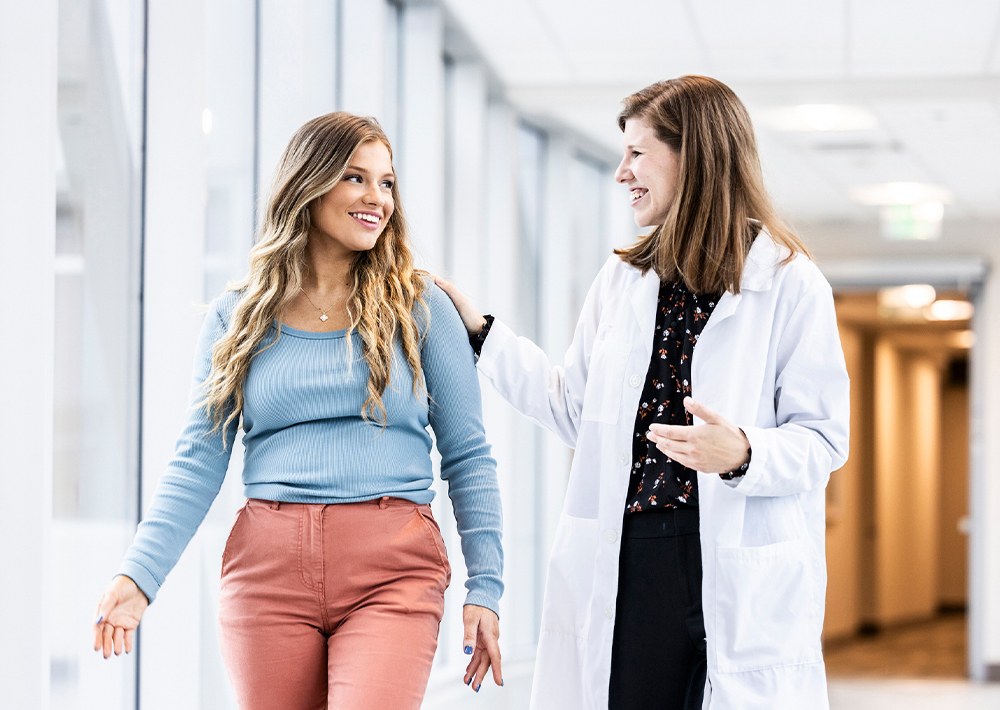 Cancer screening - Doctor talking to a female patient