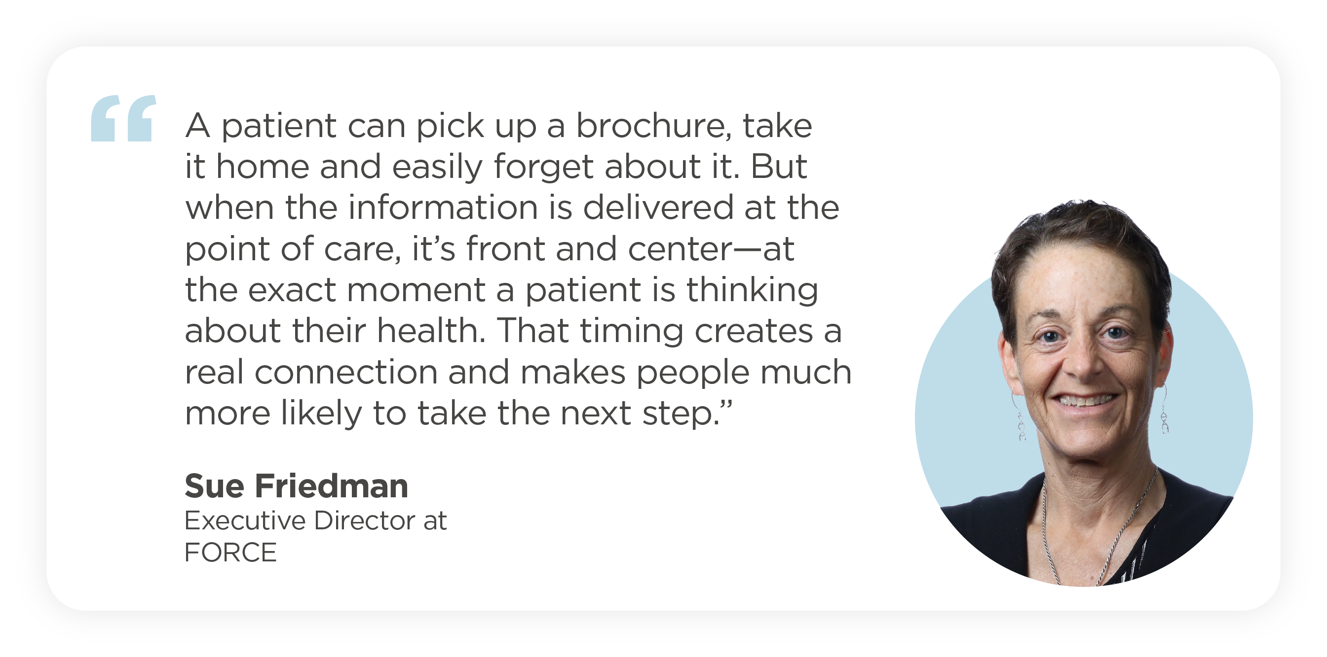 Sue Friedman - Quote